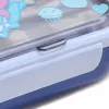Blue cartoon children's lunch box, portable sealed lunch box, cute pattern student lunch box Application Scenario